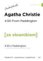 4.50 From Paddington. 4.50 z Paddington z podręcznym słownikiem angielsko-polskim. Autor: Agatha Christie. SmakLiter.pl Okładka książki 4.50 From Paddington. 4.50 z Paddington z podręcznym słownikiem angielsko-polskim