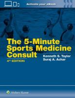 Okładka książki 5 Minute Sports Medicine Consult: Print + eBook with Multimedia