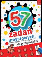 Okładka książki 57 zadań umysłowych dla przedszkolaków
