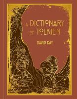 A Dictionary of Tolkien. Autor: Day David. SmakLiter.pl Okładka książki A Dictionary of Tolkien