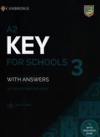 Okładka książki A2 Key for Schools 3 Student's Book with Answers with Digital Pack