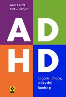 Okładka książki ADHD Ogarnij chaos, odzyskaj kontrolę