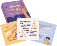 Afirmacje Louise Hay. Karty wspierające spokój.... Autor: Louise Hay. SmakLiter.pl Okładka książki Afirmacje Louise Hay. Karty wspierające spokój...