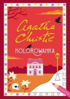 Okładka książki Agatha Christie. Kolorowanka