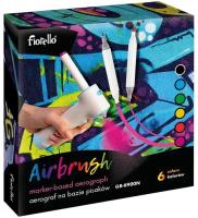 Airbrush długopisy do malowania w sprayu 6 kolorów. Wydawca: Fiorello. SmakLiter.pl Opakowanie Airbrush długopisy do malowania w sprayu 6 kolorów