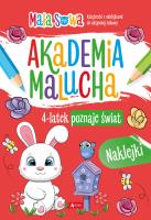 Akademia malucha. 4latek poznaje świat. Autor: pracaz biorowa. SmakLiter.pl Okładka książki Akademia malucha. 4latek poznaje świat