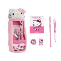Akcesoria szkolne z piórnikiem Hello Kitty. Wydawca: Artesania Cerda. SmakLiter.pl Opakowanie Akcesoria szkolne z piórnikiem Hello Kitty