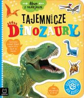 Okładka książki Album z naklejkami. Tajemnicze dinozaury