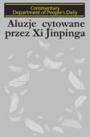 Aluzje cytowane przez Xi Jinpinga. Autor: People's Daily. SmakLiter.pl Okładka książki Aluzje cytowane przez Xi Jinpinga