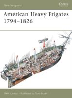 Okładka książki American Heavy Frigates 1794–1826