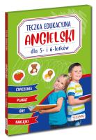 Angielski. Teczka edukacyjna. Dla 5- i 6-latków. Autor: Opracowanie zbiorowe. SmakLiter.pl Okładka książki Angielski. Teczka edukacyjna. Dla 5- i 6-latków