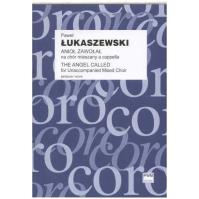 Okładka książki Anioł zawołał Trzy kolędy na chór mieszany a...