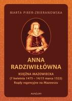 Okładka książki Anna Radziwiłłówna Księżna Mazowiecka