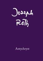 Antychryst. Autor: Roth Joseph. SmakLiter.pl Okładka książki Antychryst