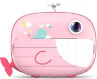 Opakowanie Aparat z drukarką termiczną + karta 32GB, pink