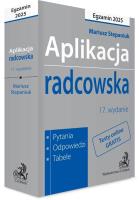 Okładka książki Aplikacja radcowska 2025 w.17