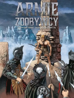 Okładka książki Armie zdobywcy - wersja kolorowa (okładka limitowana A)