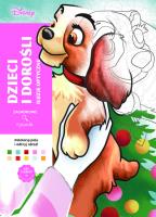 Art therapy. Kolorowanka antystresowa. Disney. Dzieci i dorośli. Iluzje optyczne. Zagadkowe rysunki. Autor: Aurelia Bertrand, Charlotte Mendes. SmakLiter.pl Okładka książki Art therapy. Kolorowanka antystresowa. Disney. Dzieci i dorośli. Iluzje optyczne. Zagadkowe rysunki