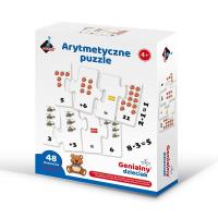 Arytmetyczne puzzle. Wydawca: Askato. SmakLiter.pl Opakowanie Arytmetyczne puzzle