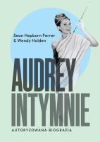 Okładka książki Audrey. Intymnie