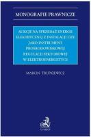 Okładka książki Aukcje na sprzedaż energii elektrycznej z...