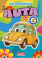 Okładka książki Auta. Kolorowanka z naklejkami