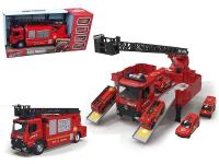 Opakowanie Auto straży pożarnej z rozkładaną naczepą