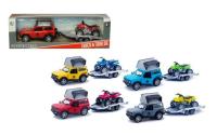 Opakowanie Auto terenowe z przyczepą i quadem MIX