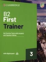 Okładka książki B2 First Trainer 3 Trainer with Answers with Digital Pack