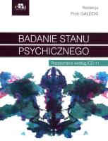 Okładka książki Badanie stanu psychicznego Rozpoznania według ICD-11