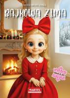 Okładka książki Bajkowa zima z naklejkami