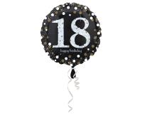 Balon foliowy 18 urodziny okrągły 43cm. Wydawca: AMSCAN. SmakLiter.pl Opakowanie Balon foliowy 18 urodziny okrągły 43cm