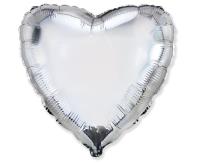 Opakowanie Balon foliowy 46cm Serce srebrne