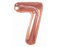 Opakowanie Balon foliowy 7 candy pink 85cm