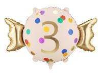 Opakowanie Balon foliowy Cukierek 3 61x37cm