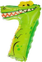 Balon foliowy cyferka 7 zwierzątko. Wydawca: ARPEX. SmakLiter.pl Opakowanie Balon foliowy cyferka 7 zwierzątko