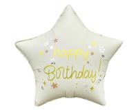 Opakowanie Balon foliowy Gwiazda Happy Birthday 44cm