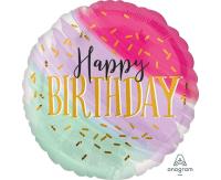 Balon foliowy Happy Birthday 46cm. Wydawca: Anagram. SmakLiter.pl Opakowanie Balon foliowy Happy Birthday 46cm