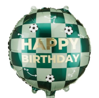 Balon foliowy Happy Birthday piłki 35x35cm. Wydawca: PartyDeco. SmakLiter.pl Opakowanie Balon foliowy Happy Birthday piłki 35x35cm