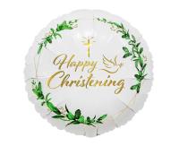 Opakowanie Balon foliowy Happy Christening 36cm