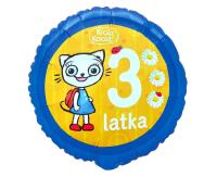 Opakowanie Balon foliowy Kicia Kocia 3 latka 46cm