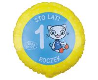 Opakowanie Balon foliowy Kicia Kocia Roczek 46cm