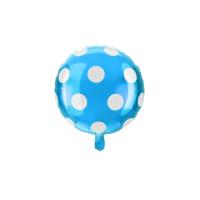 Balon foliowy kropki niebieski. Wydawca: ARPEX. SmakLiter.pl Opakowanie Balon foliowy kropki niebieski