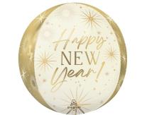 Opakowanie Balon foliowy kula gold New Year 38cm