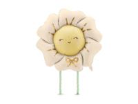 Balon foliowy Kwiatek jasny beż 104x104cm. Wydawca: PartyDeco. SmakLiter.pl Opakowanie Balon foliowy Kwiatek jasny beż 104x104cm