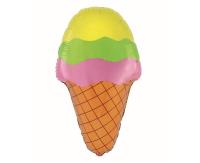 Opakowanie Balon foliowy Lody kolorowe 34x59cm