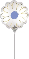 Balon foliowy Mini Shape purple daisy. Wydawca: Anagram. SmakLiter.pl Opakowanie Balon foliowy Mini Shape purple daisy