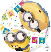 Balon foliowy Minionki 46cm. Wydawca: Anagram. SmakLiter.pl Opakowanie Balon foliowy Minionki 46cm