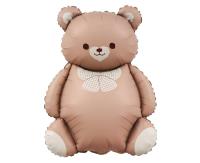 Opakowanie Balon foliowy Miś z kokardką 65x47cm