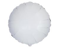 Opakowanie Balon foliowy Okrągły biały 45cm